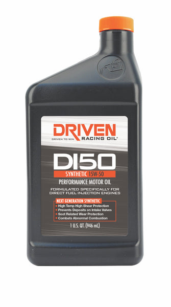 Driven Racing Oil 18506 DI50 15W-50 Synthetic Motor Oil Quart