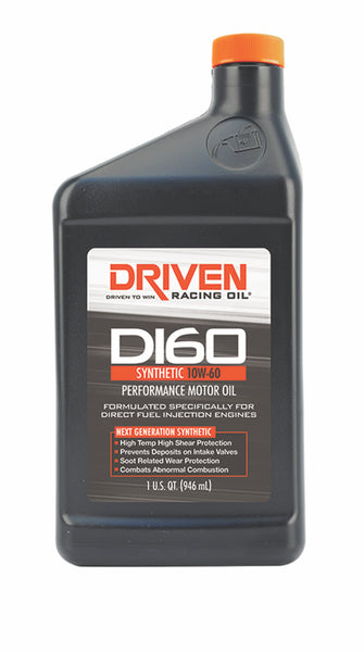 Driven Racing Oil 18606 DI60 10W60 Synthetic Motor Oil Quart