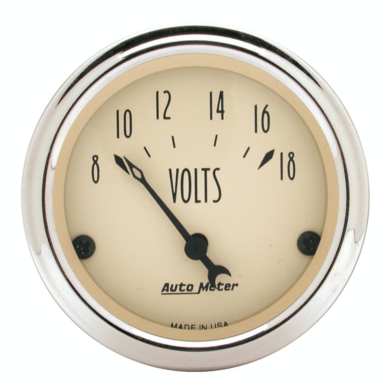AutoMeter Products 1891 Voltmeter 8-18 Volts