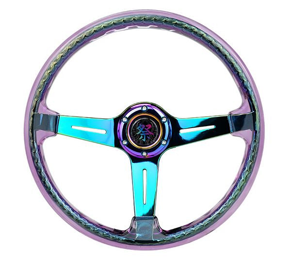NRG Innovations Reinforced Steering Wheel RST-027MC-PP