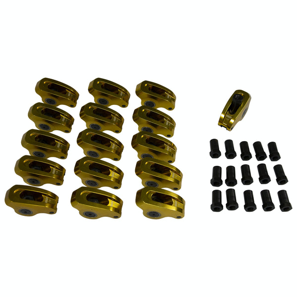 Competition Cams 19016-16 Ultra-Gold ARC Narrow Rockers w/ 1.6 Ratio for 88+ Chevrolet SBC w/ 3/8 inch Stud