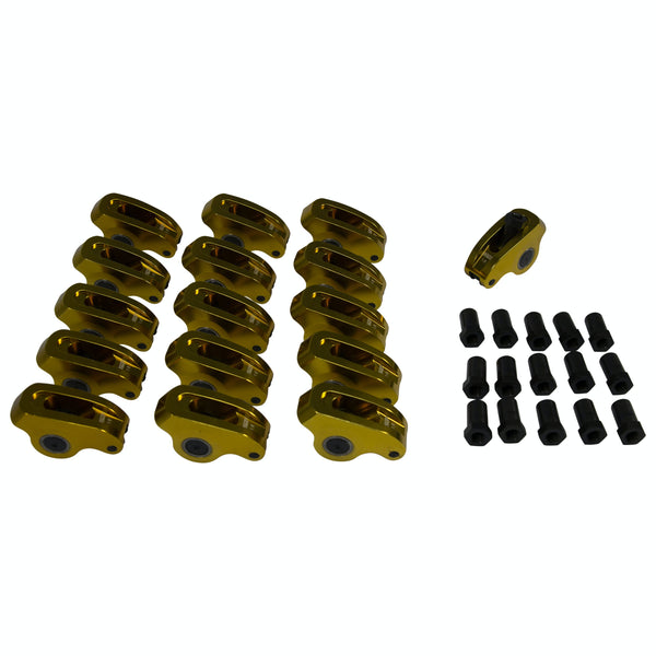 Competition Cams 19016-16 Ultra-Gold ARC Narrow Rockers w/ 1.6 Ratio for 88+ Chevrolet SBC w/ 3/8 inch Stud