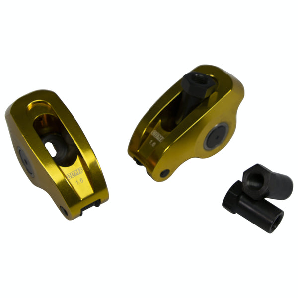 Competition Cams 19016-8 Ultra-Gold ARC Narrow Rockers w/ 1.6 Ratio for 88+ Chevrolet SBC w/ 3/8 inch Stud