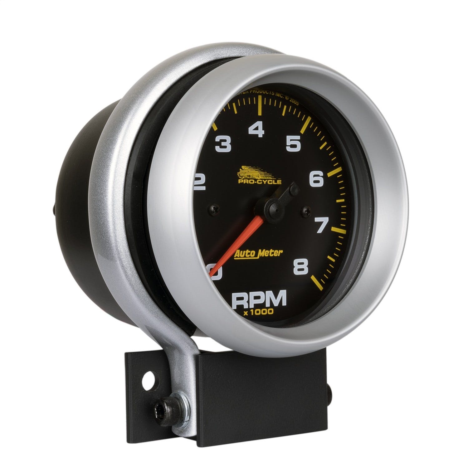 AutoMeter Products 19201 Tachometer Gauge, Back-Pro Cycle 3 3/4, 8K RPM, 2 and 4 Cylinder