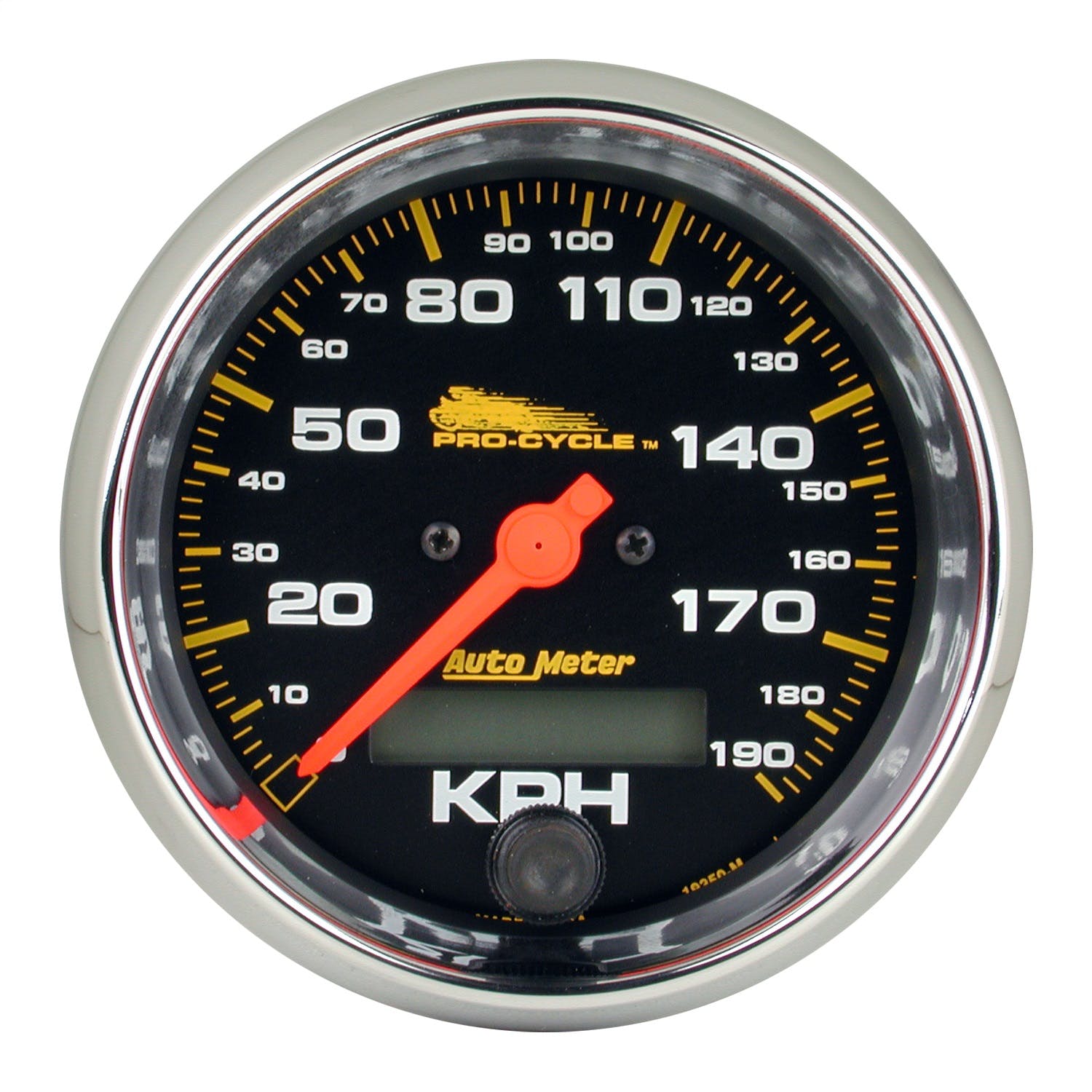 AutoMeter Products 19350 Speedometer Gauge, Electric Black-Pro Cycle 3 3/4, 120 MPH
