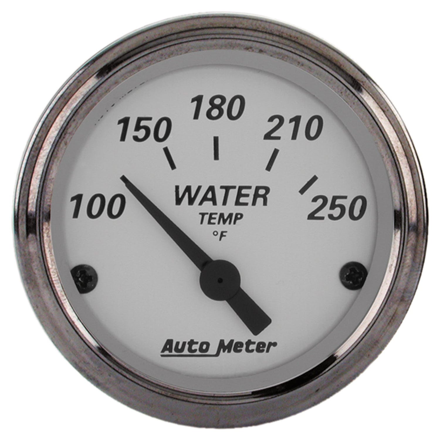 AutoMeter Products 1938 GAUGE; WATER TEMP; 2 1/16in.; 250° F; ELEC; AMERICAN PLATINUM