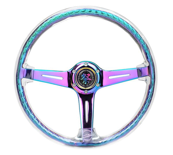 NRG Innovations Reinforced Steering Wheel RST-027MC-CL