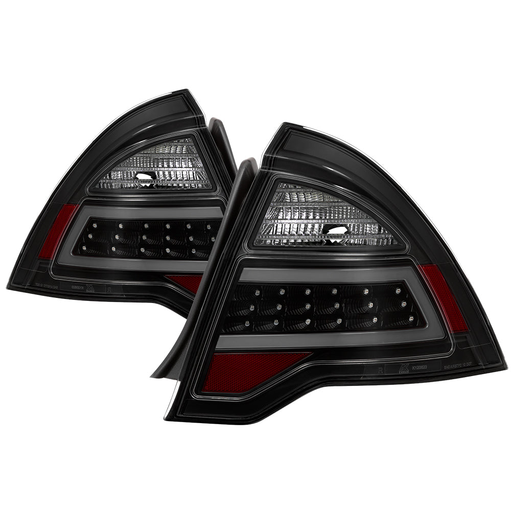 XTUNE POWER 9041662 Ford Fusion 2010 2012 Light Bar LED Tail Lights Black Smoked