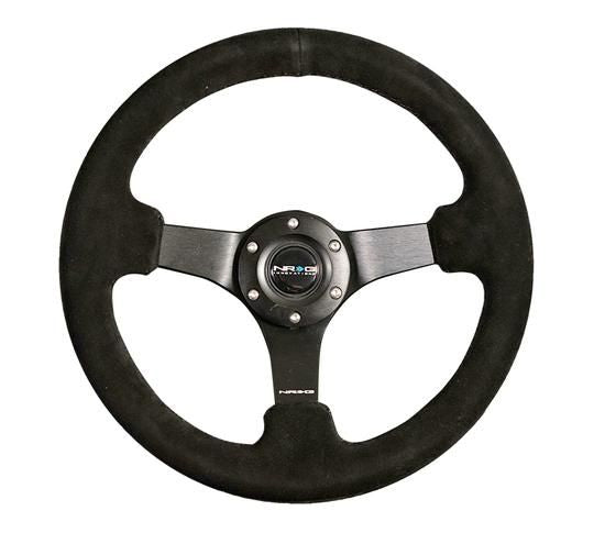 NRG Innovations Reinforced Steering Wheel RST-033BK-S