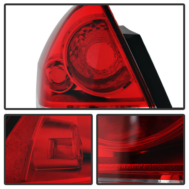 XTUNE POWER 9027192 Chevy Impala 06 13 Impala Limited 14 16 OE Style Tail Lights Driver Side