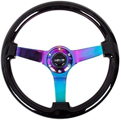 NRG Innovations Reinforced Steering Wheel RST-036BK-MC