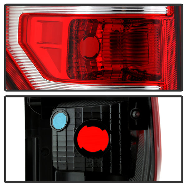 XTUNE POWER 9950858 Ford F150 18 20 Halogen (No Blindsport) Tail Light Signal 3157(Not Included) ; Reverse 3157(Not Included) ; Brake 3157(Not Included) OE Left