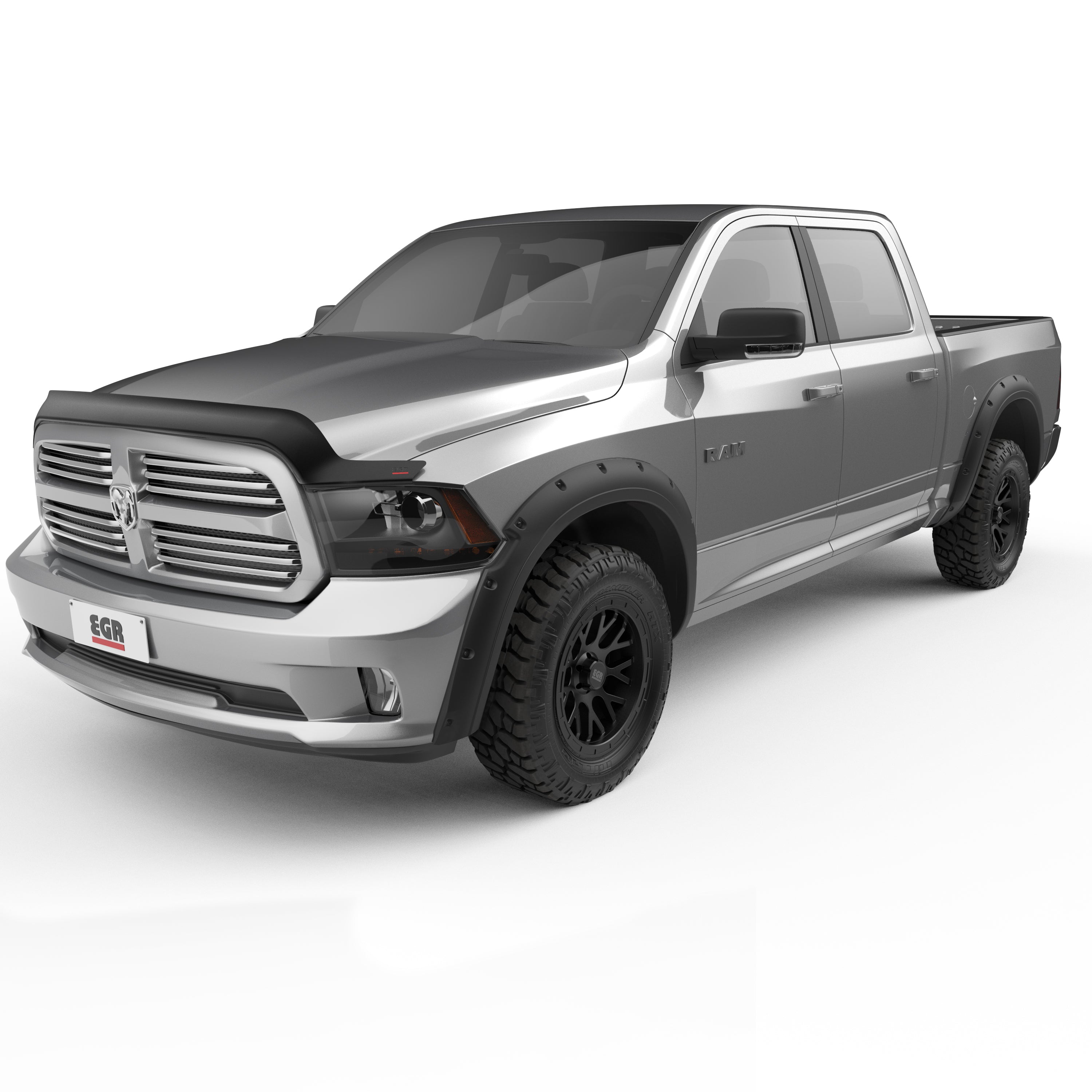 EGR Traditional Bolt-on look Fender Flares with Black-out Bolt Kit  11-18 Ram 1500 19-22 Ram 1500 Classic set of 4