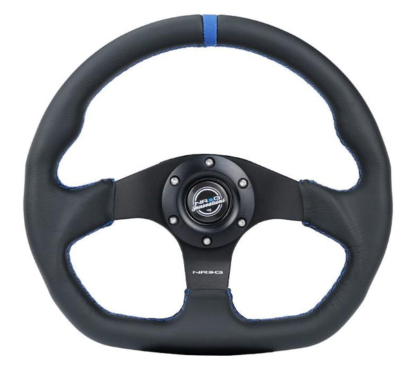 NRG Innovations Reinforced Steering Wheel RST-024MB-R-BL