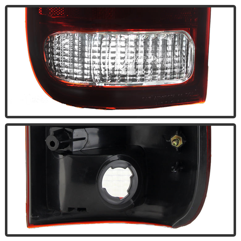 XTUNE POWER 9030994 Ford F150 Styleside 97 03 F250 Light Duty 97 99 F250 F350 SuperDuty 99 07 F450 F550 SuperDuty 99 03 F150 Heritage Styleside 04 OEM Style Tail Lights Red Smoked