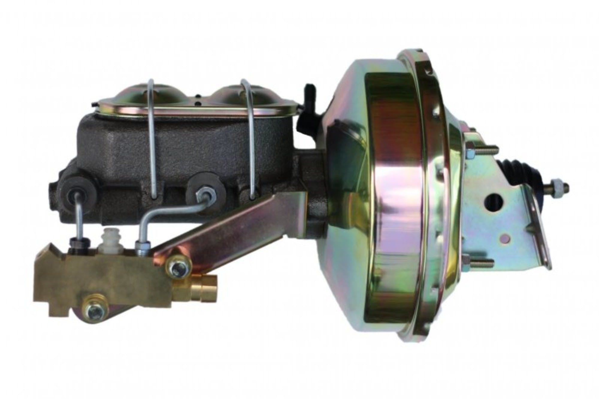 LEED Brakes 1E1A1 9 in Power Booster ,1-1/8in Bore, side valve disc/drum (Zinc)