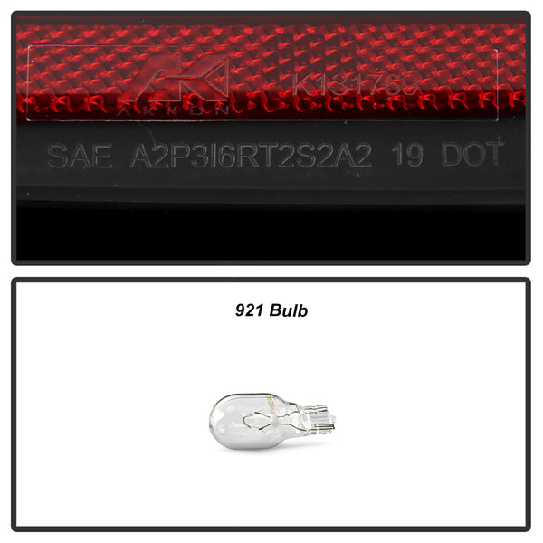 XTUNE POWER 9050534 Chevy Silverado 2019 2020 Halogen Model ( Do Not Fit Factory LED Model ) Light Bar LED Tail Light Reverse 921(Included) Black