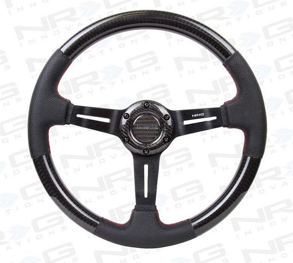NRG Innovations Carbon Fiber Steering Wheel ST-010CFRS