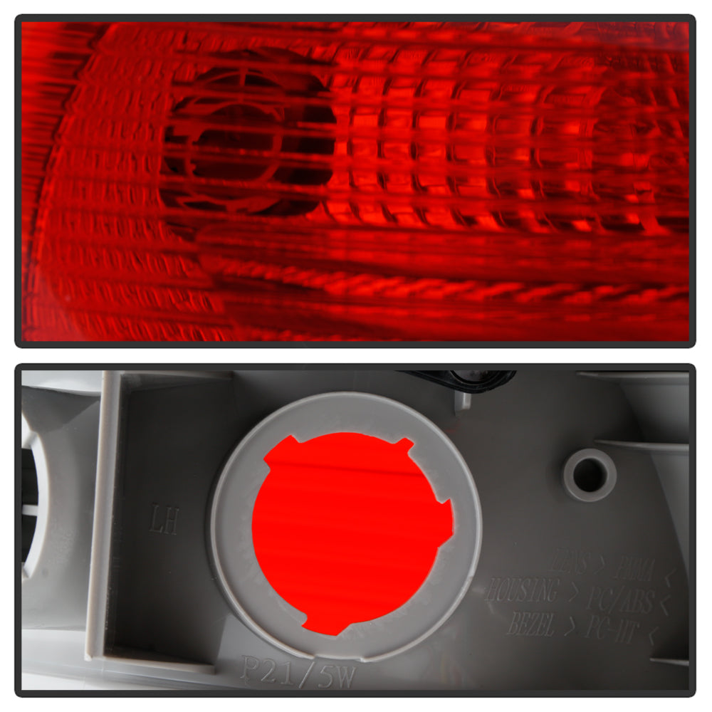 XTUNE POWER 9946318 Ford Focus 15 18 4Dr Red Clear Tail Light Signal 1156A(Included) ; Brake 7506(Included) OE Left