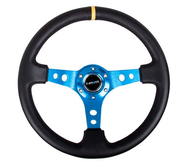 NRG Innovations Reinforced Steering Wheel RST-006BL-Y