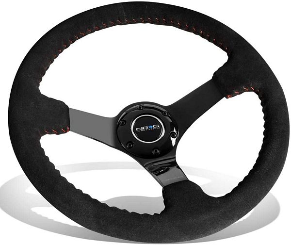 NRG Innovations Reinforced Steering Wheel RST-036BK-S