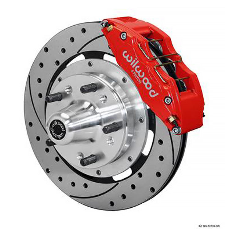 Wilwood Brakes KIT,ST. ROD,FRONT,EARLY FORD 140-10739-DR