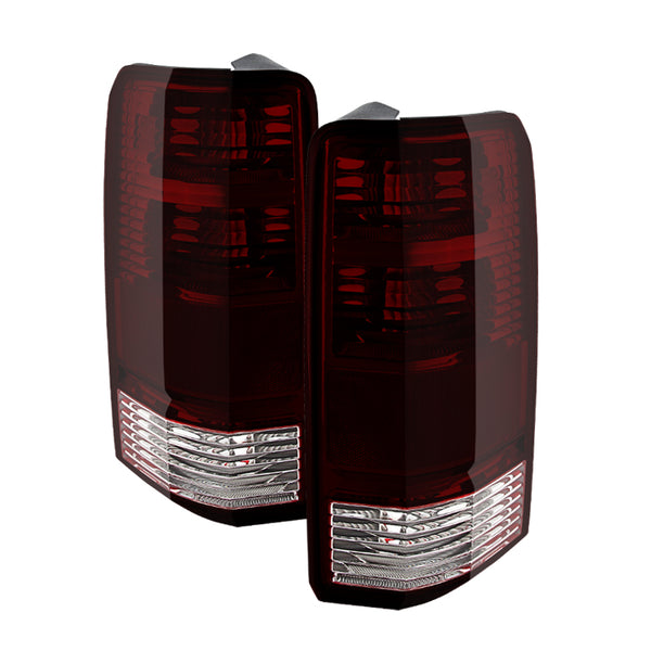 XTUNE POWER 9031199 Dodge Nitro 07 11 OEM Style Tail Lights Red Smoked