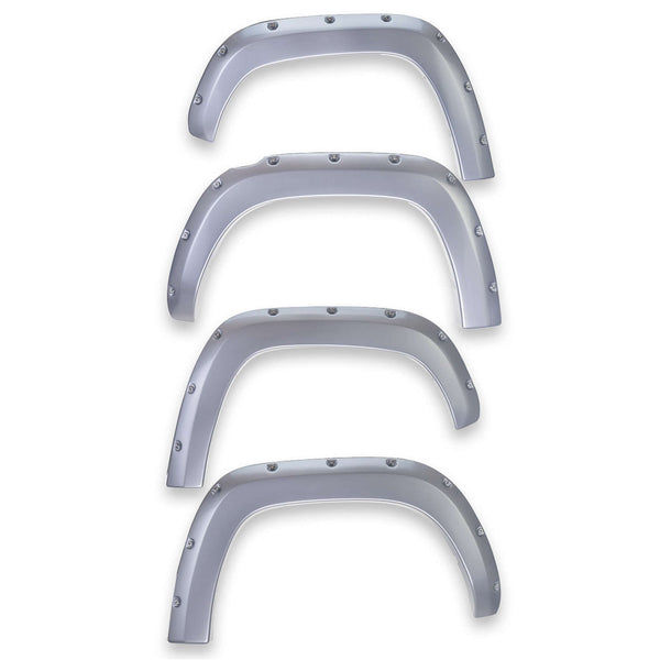 EGR Traditional Bolt-on look Fender Flares 15-19 GMC Sierra 2500HD & 3500HD Painted to Code Silver Metallic set of 4