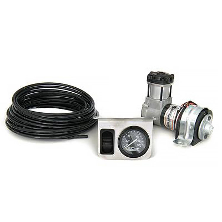 Ridetech On-Demand 1 way compressor kit with analog gauge. 30111500