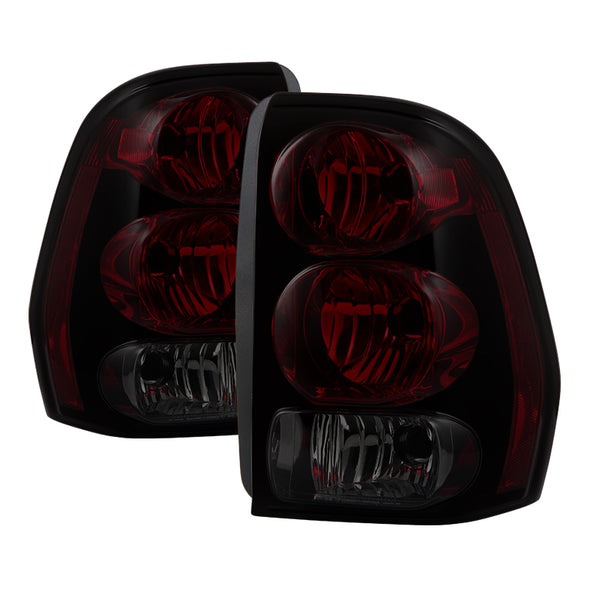 XTUNE POWER 9029806 Chevy Trailblazer 02 09 With Circuit Board Model Tail Lights Red Smoked