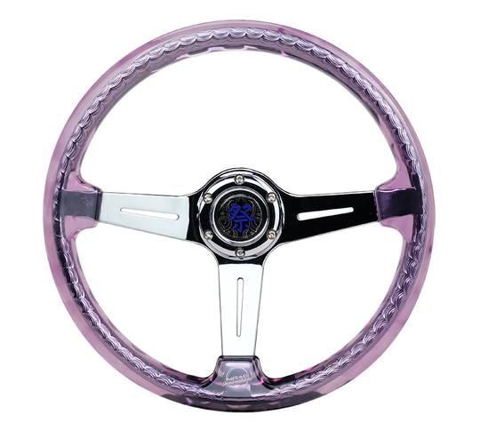 NRG Innovations Reinforced Steering Wheel RST-027CH-PP