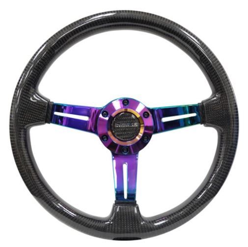 NRG Innovations Carbon Fiber Steering Wheel ST-010MC-CF