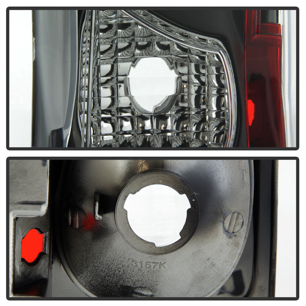 XTUNE POWER 9036859 Cadillac Escalade SUV ( Not EXT ) 02 06 Euro Style Tail Lights Black
