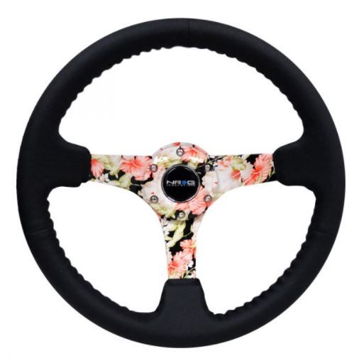 NRG Innovations Reinforced Steering Wheel RST-036FL-R