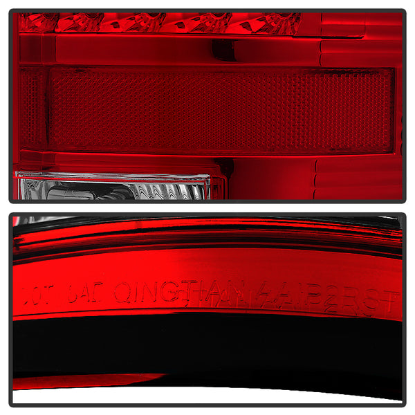 XTUNE POWER 5073037 Dodge Ram 07 08 1500 Ram 07 09 2500 3500 LED Tail Lights Red Clear