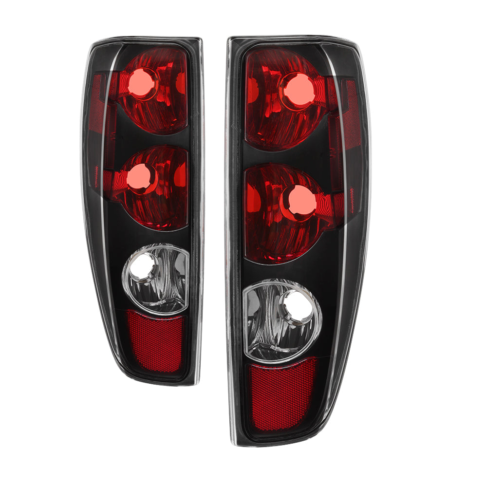 XTUNE POWER 9036354 Chevy Colorado 04 12 GMC Canyon 04 12 Euro Style Tail Lights Black
