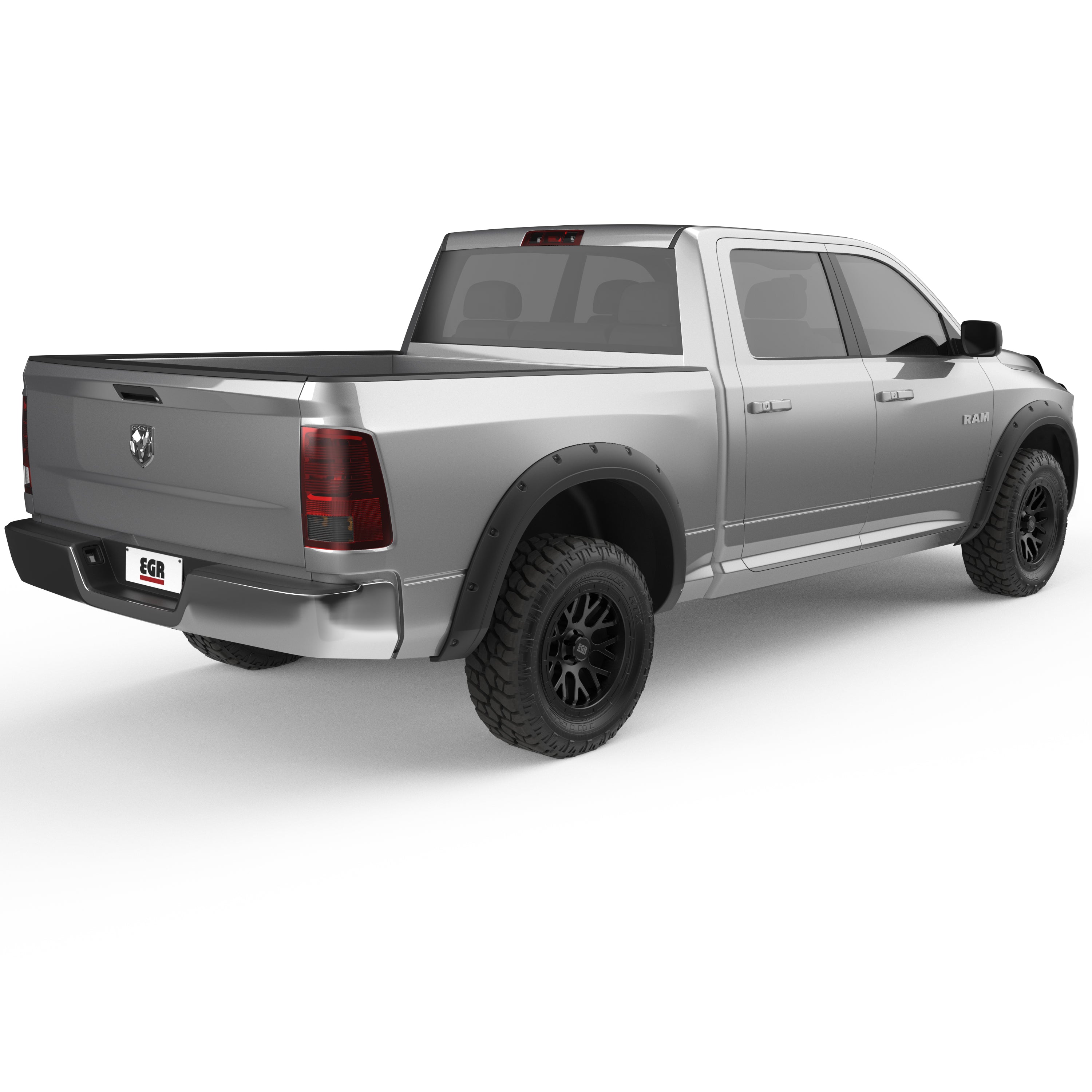 EGR Traditional Bolt-on look Fender Flares with Black-out Bolt Kit  11-18 Ram 1500 19-22 Ram 1500 Classic set of 4