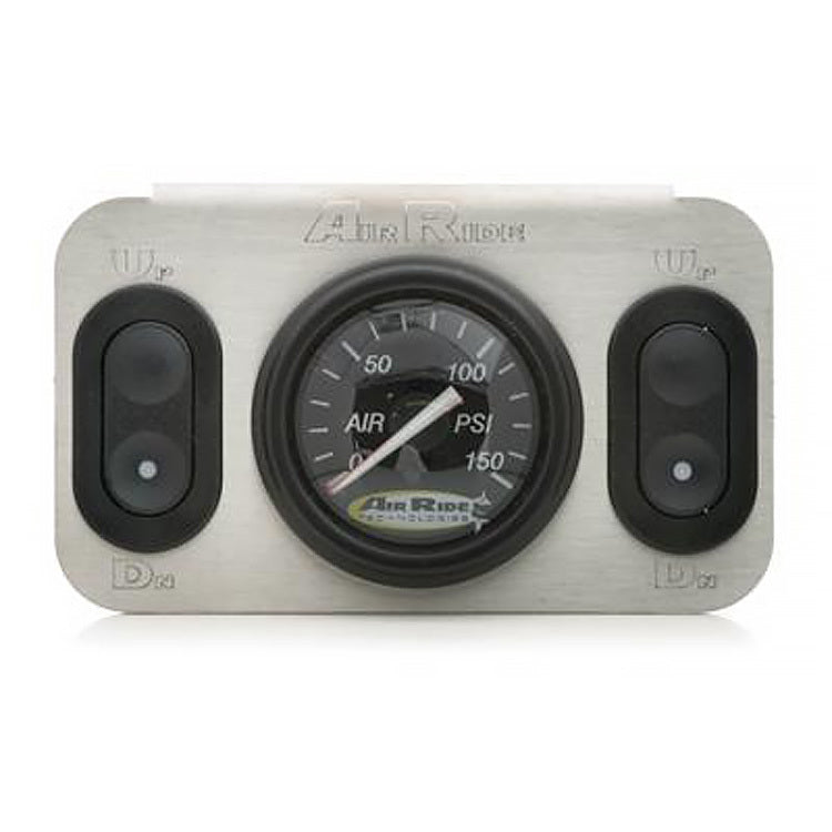 Ridetech 2-Way 12 volt analog control panel for air suspension. For use with 12v valves. 31192500