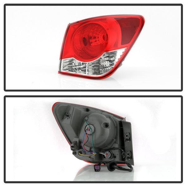 XTUNE POWER 9945731 Chevy Cruze 11 15 Passenger Side Tail Light Signal 7440A(Included) ; Reverse 921(Included) ; Brake P21(Included) OEM Outer Right