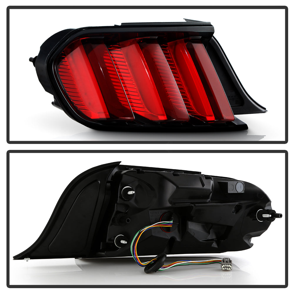 XTUNE POWER 9951114 Ford Mustang 15 17 LED Sequential Tail Light OE Red Left