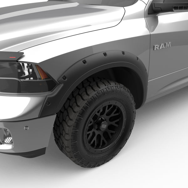 EGR Traditional Bolt-on look Fender Flares with Black-out Bolt Kit 09-18 Ram 1500 19-22 Ram 1500 Classic set of 4
