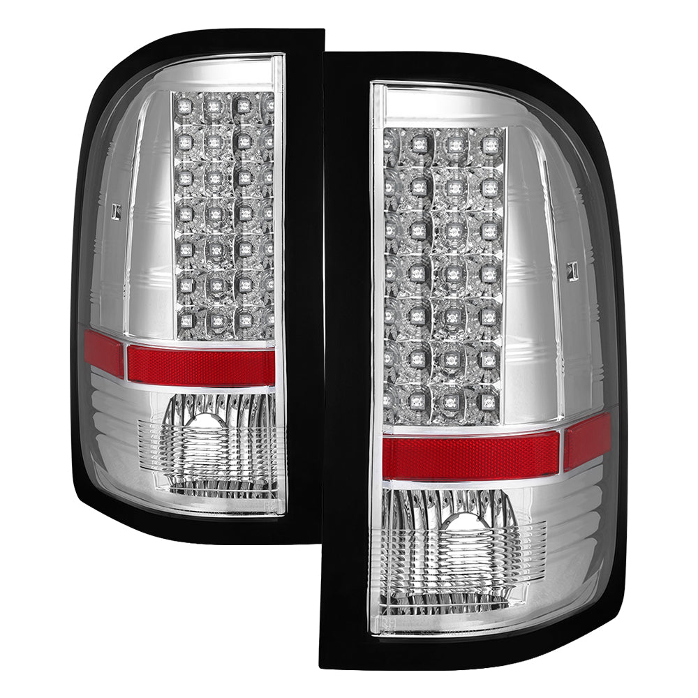 XTUNE POWER 5073709 LED Tail Lights Chrome