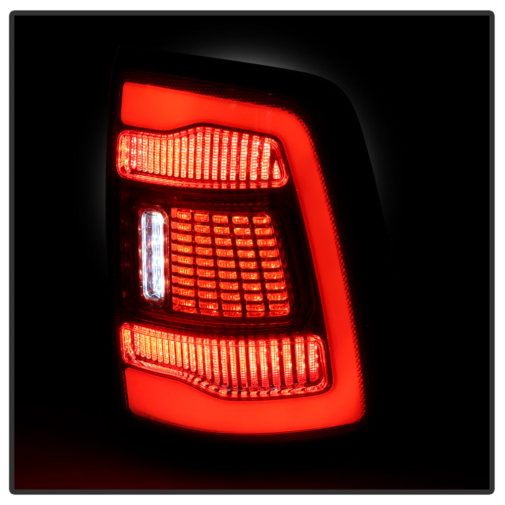XTUNE POWER 9951985 Dodge Ram 1500 09 18 Ram 2500 3500 10 19 LED Tail Lights Incandescent Model only ( Not Compatible With LED Model ) Red Clear