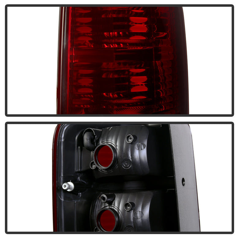 XTUNE POWER 9031199 Dodge Nitro 07 11 OEM Style Tail Lights Red Smoked