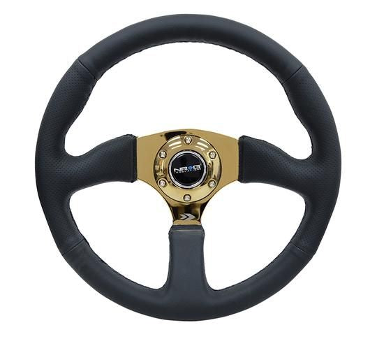 NRG Innovations Reinforced Steering Wheel RST-023GD-R
