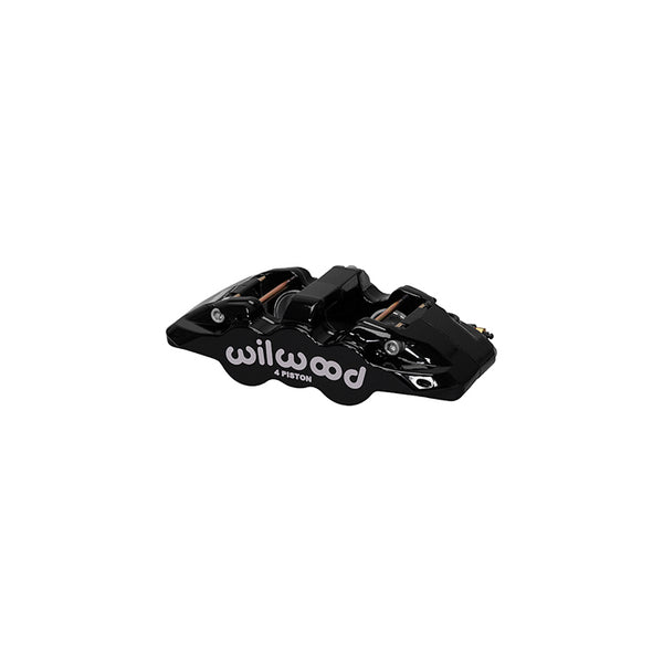 Wilwood Brakes CALIPER,AERO4,1.12,.81 ROTOR,BLACK 120-14004-BK