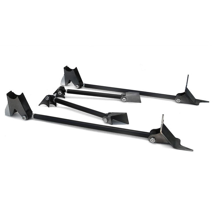 Ridetech Triangulated Four Link , Universal Weld-in with black powder coated bars. 18987999