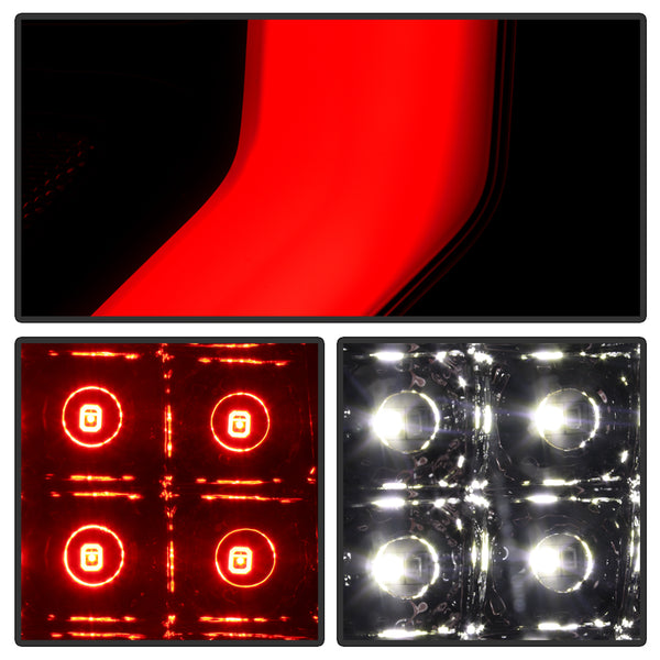 XTUNE POWER 9951503 Ford F150 09 14 Full LED Tail Lights Black