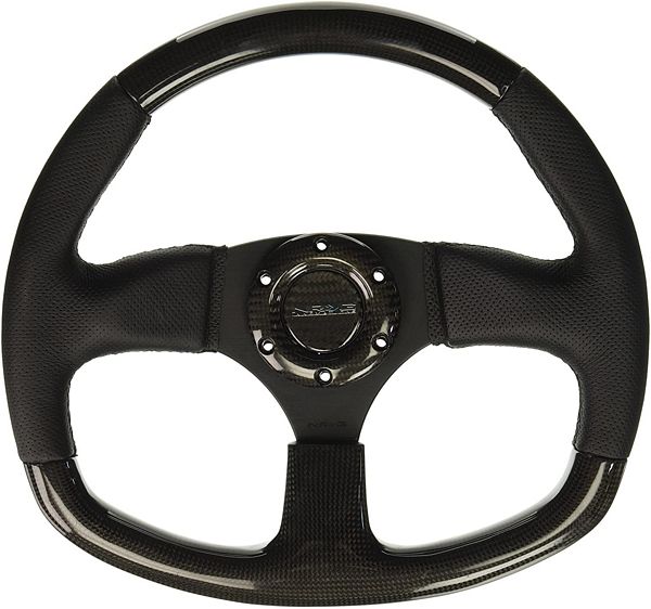 NRG Innovations Carbon Fiber Steering Wheel ST-009CFBS