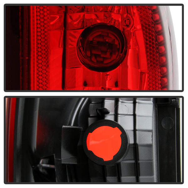 XTUNE POWER 9046698 Chevy Avalanche 02 06 OE Style Tail Lights Signal 3157(Not Included) ; Reverse 3157(Not Included) ; Brake 3157(Not Included) Rec Clear